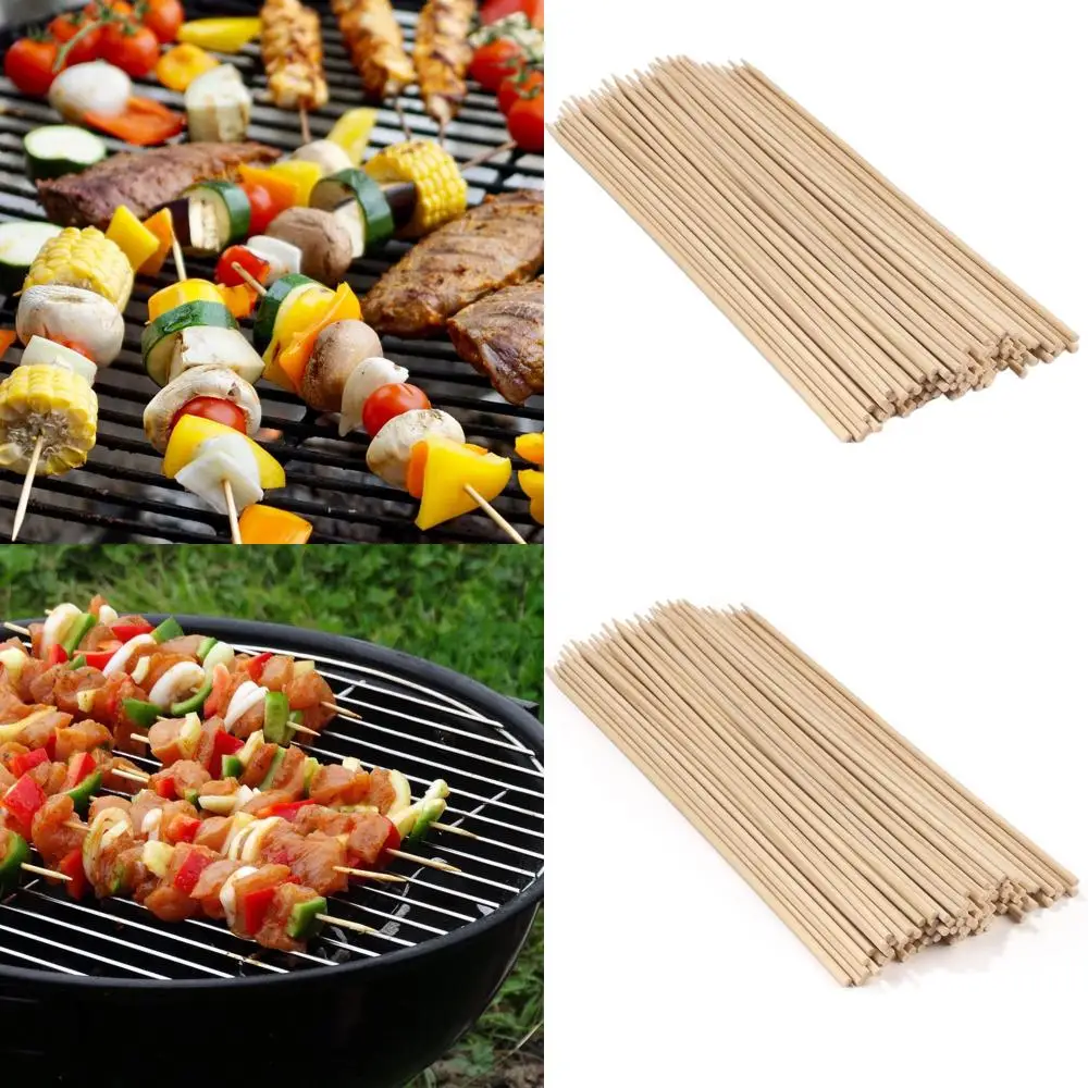 

1000 Pack 17.5 Bamboo Tornado Skewers for Multipurpose Use - 5mm Semi-Point