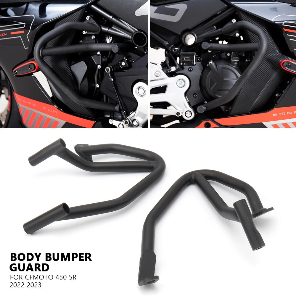 

For CFMOTO 450 SR 450SR 450sr 2022 2023 New Motorcycle Left and Right Engine Tank Guard Crash Bar Bumpers Protection