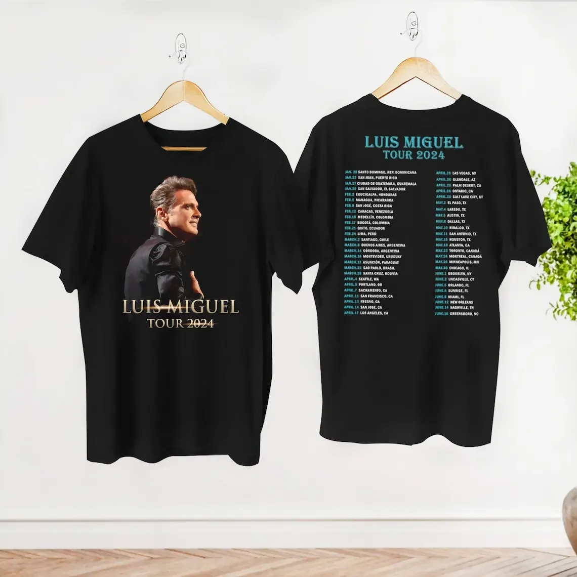 Vintage Luis Miguel Tour 2024 Shirt  Tour Merch  Fan Gift Shirt   Concert Tee Graphic