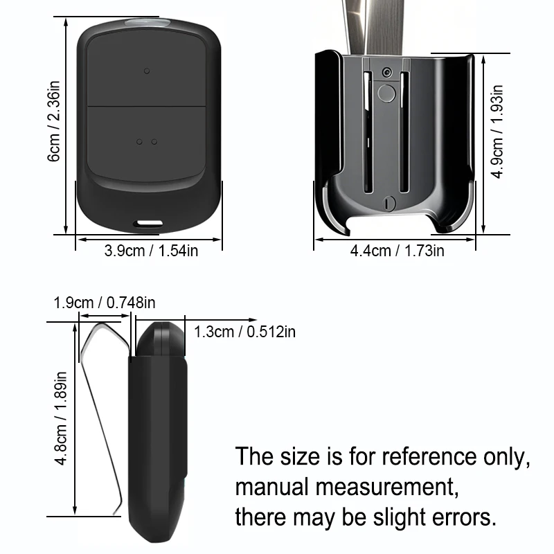 280MHz-868MHz Multifrequency Wireless Garage Door Remote Control key Duplicator 433MHz 868MHz Code Grabber Clone Gate Opener