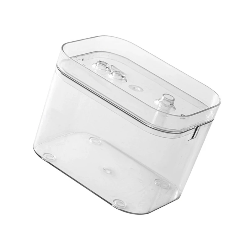 

Small Clear Fish Tanks USB Oxygen System Fish Bowl For Desktop Office Home Decors