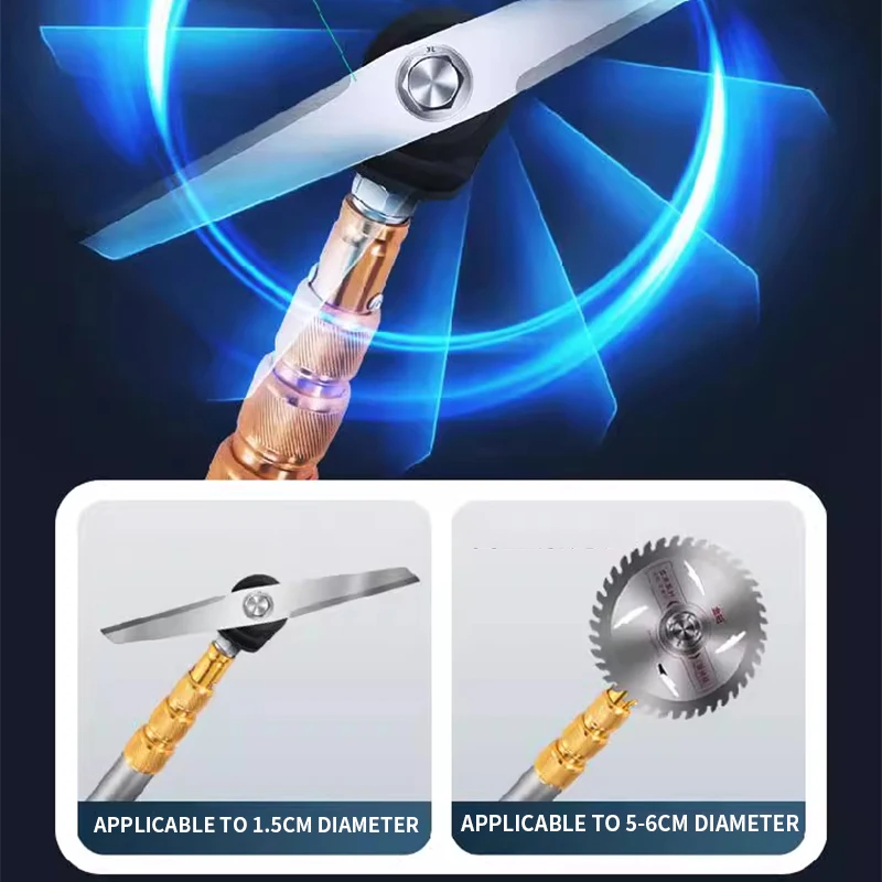 مقصات تشذيب كهربائية قابلة لإعادة الشحن مع أقطاب ممتدة، مقصات شجرة الفاكهة التلسكوبية، أداة تشذيب التحوط المحمولة على ارتفاعات عالية، #5