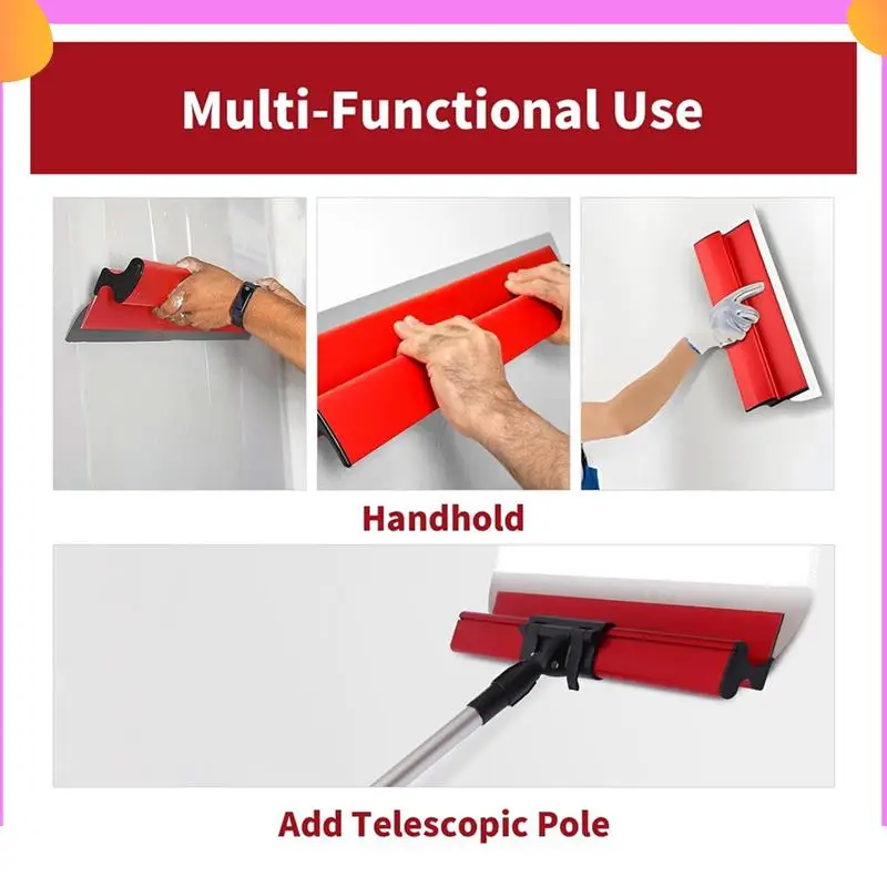 

A23P 24 Inch Drywall Skimming Blade, Skim Coat Tools For Drywall,Trowel Tools Drywall Skimming Tools For Drywall, Wallboard