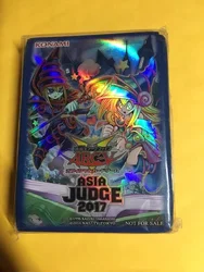 15Pcs Yugioh KONAMI Duel Monsters Asia Judge 2017 Toon Dark Magician Girl Official Collection Duelist Card Protector Sleeves