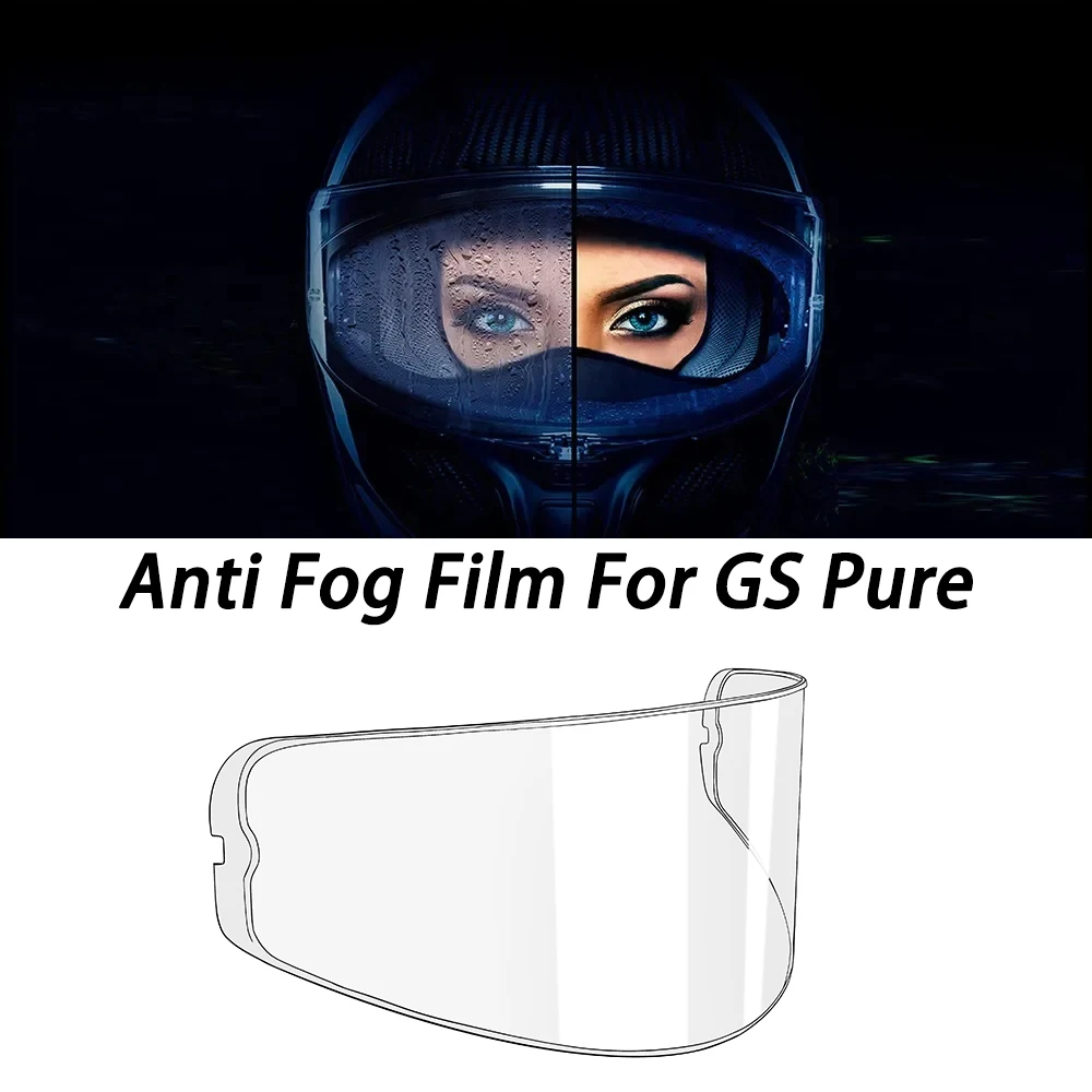 

Motorcycle Helmet Accessories Anti fog film Fit For BMW GS Pure Helmet Visor Clear Anti-fog