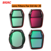 BRDRC Lens Filter For DJI Air 3S UV/CPL/LPR/ND8/ND16/ND32/ND64 Multifunction Drone-Specific Filter Set Optical Glass Accessories