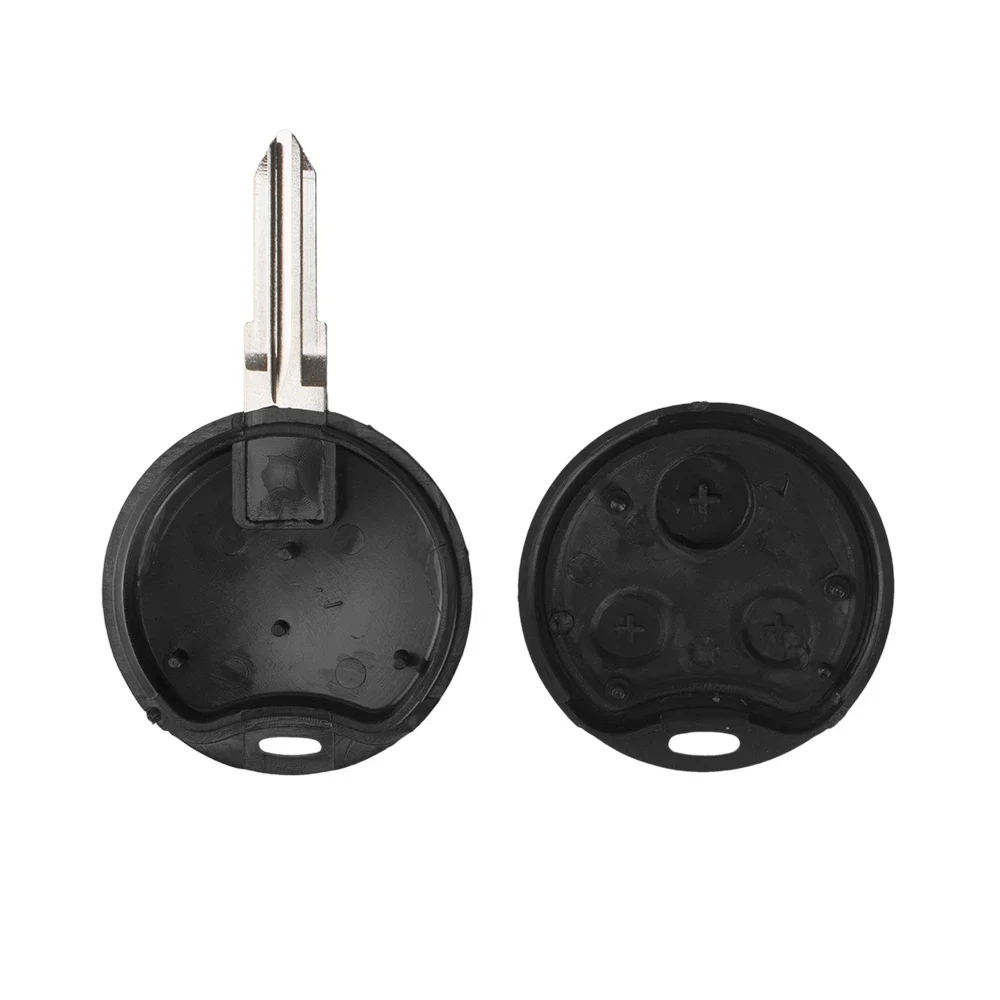 

KEYYOU чехол для дистанционного ключа автомобиля для Mercedes Benz SMART Fortwo 450 Forfour Roadster Umcut, пустой брелок с лезвием, 3 кнопки