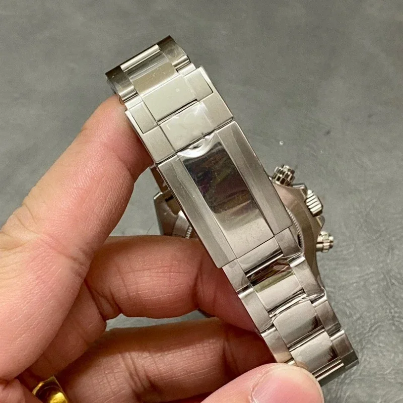 2023 neue Sport Chronograph Top Marke Luxus Edelstahl Mechanische Uhr Für Männer Automatische Datum Saphirglas