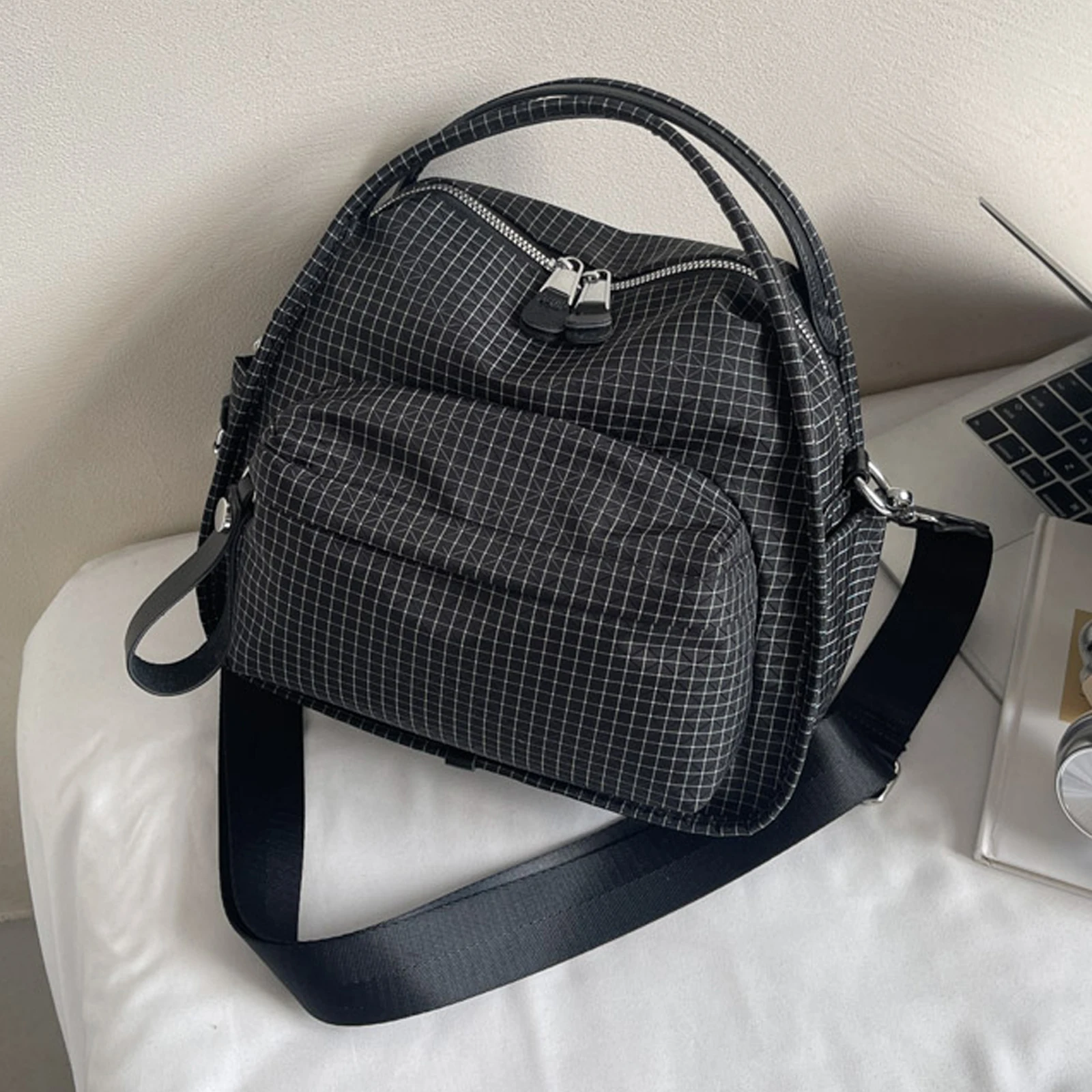 

Модные винтажные сумки через плечо, простые легкие сумки на плечо для женщин, повседневные ретро-сумки для работы, дорожные сумки для покупок