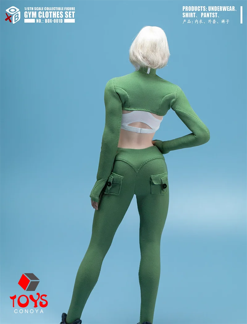 BOX STUDIO BOX-001 1/6 damski strój sportowy joga Sprots ubrania Model Fit 12'' TBL JO Worldbox żołnierz figurka ciało