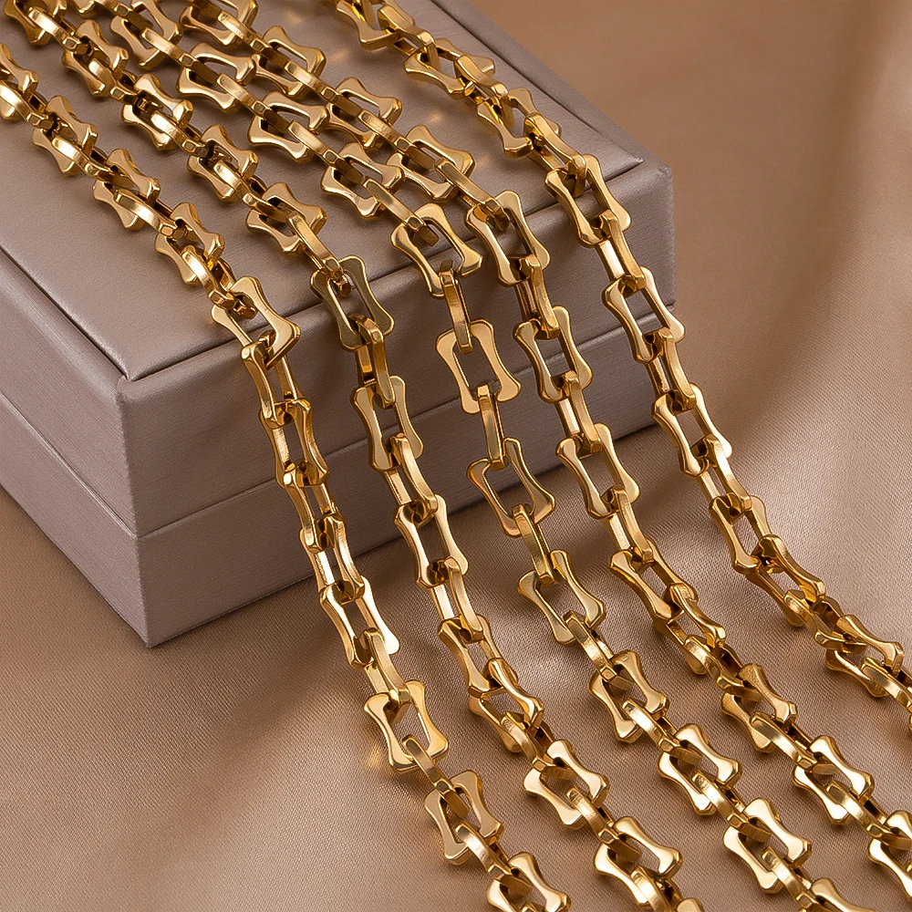 Non Fade Stainless Steel Small Bone Necklace Chain for DIY Bracelet Jewelry Making Accessories with Body Chain Decoration Chain