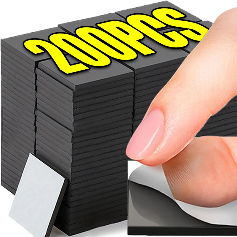 

Самоклеящиеся магниты, квадратные круглые магнитные точки, магнитная листовая лента для DIY холодильника, офисной доски, гибкие магнитные листы