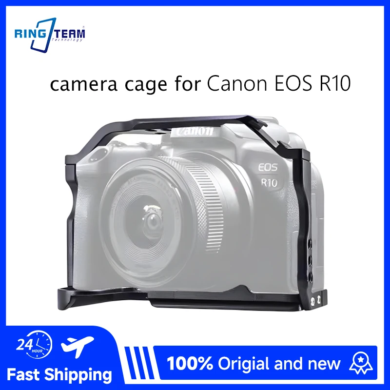 Kamerakäfig für Canon EOS R10 mit Magnetischem Schraubenschlüssel, Gimbal-Stativ-Kompatibel für Vlogging und Filmmaking