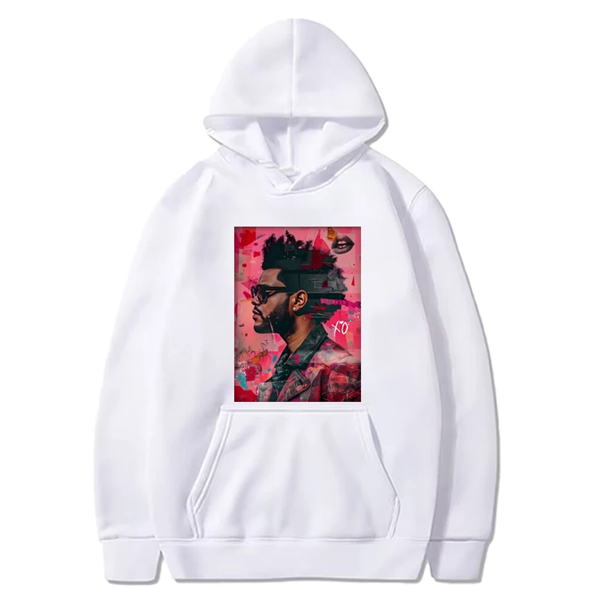 Singer The Weeknd Album cover aesthetics Graphics Hoodie Men Women Fashion Y2k Sweatshirt Unisex Fleece Long sleeve pullovers