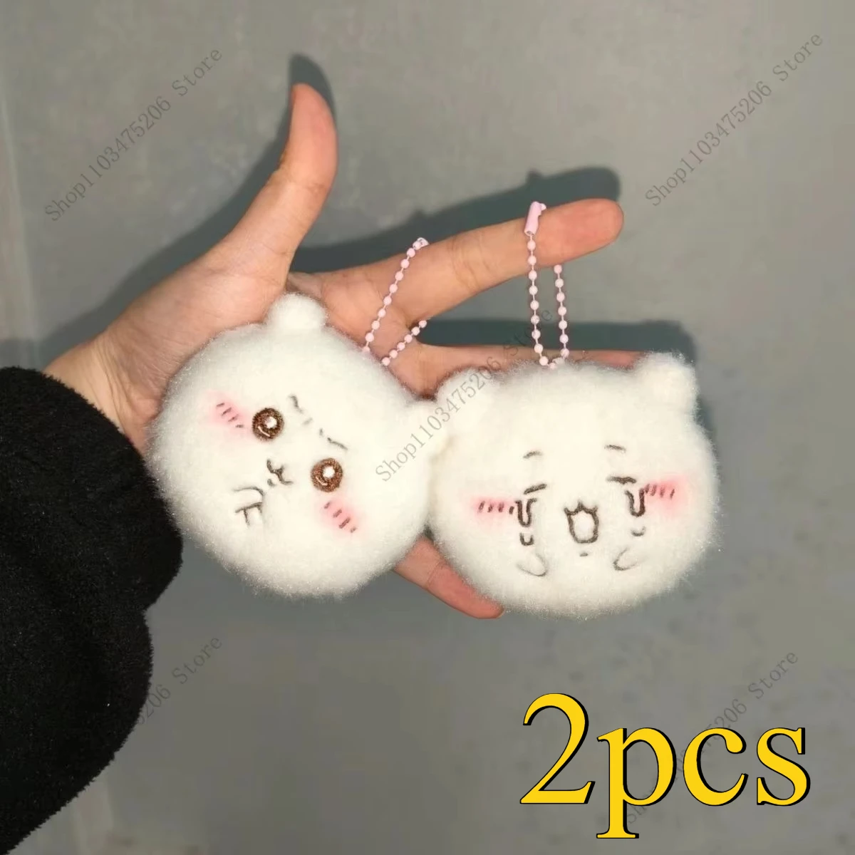 

New Anime Surrounding ハチワレ ちいかわ Plush Doll Pendant Popular Cartoon Usagis Kawaii Packaging Decoration Kawaii Keychain Gift