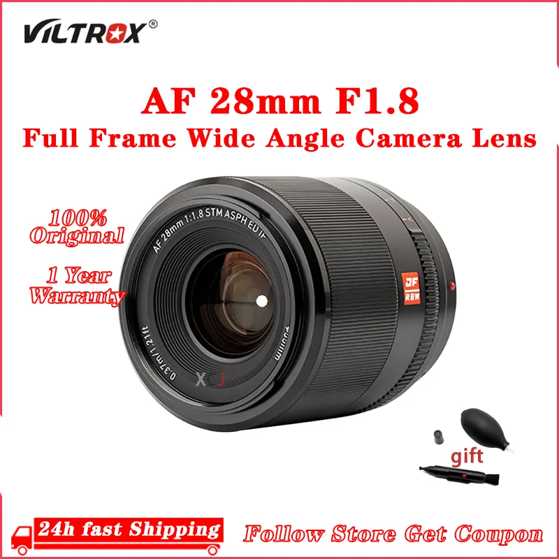 Viltrox 28mm F1.8 Camera lens Auto Focus Wide Angle lens For Sony E A7 A7S A7R A7C A7II A7SII Mount Camera Nikon Z Z6 Z7 Z50 Z30