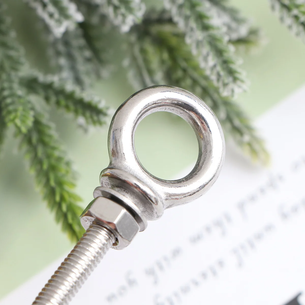 

Stainless Steel Lifting Eye Long Ring Screws Durable Hook Bolts Marine Outdoor Use M8 X 80 316 Hardware Bolts Screws