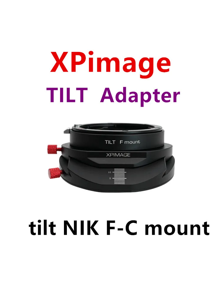 XPimage Tilt Adapter for Nikon F Mount Lens to to C mount industrial Camera  TILT Adapter F-C mount for DALSA HIKVISION Basler