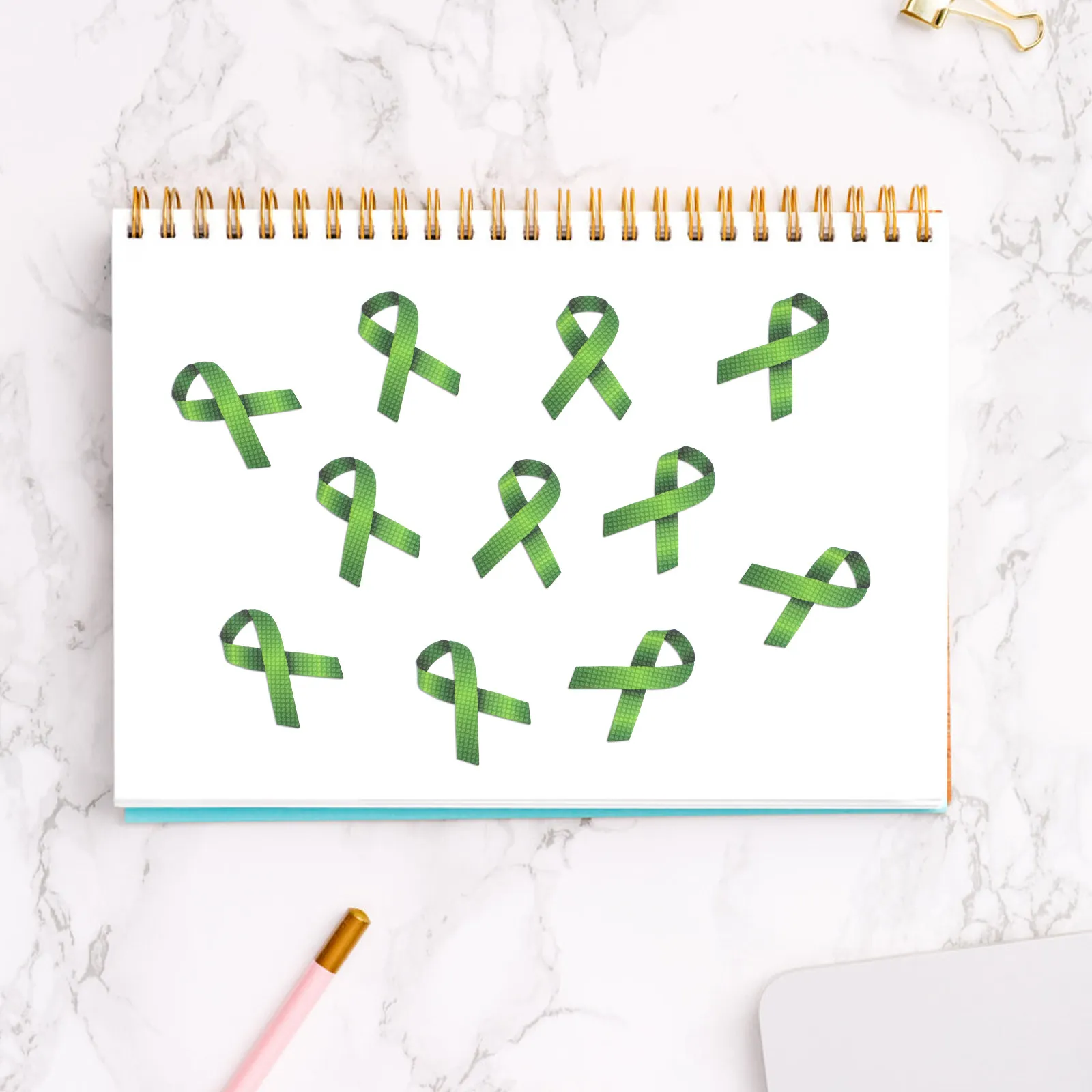 

18Pcs Psychological Health Calming Sensory Stickers Positive Affirmation Textured Emotional Balance Relax Office