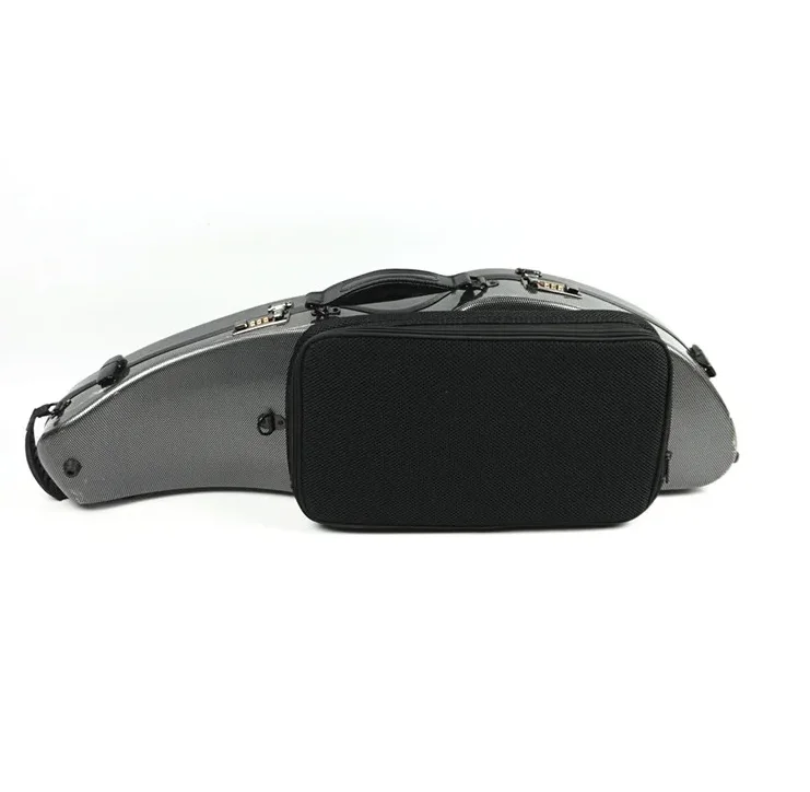 

Professional Portable Carbon Fiber Violin case with Music Book Bag 4/4