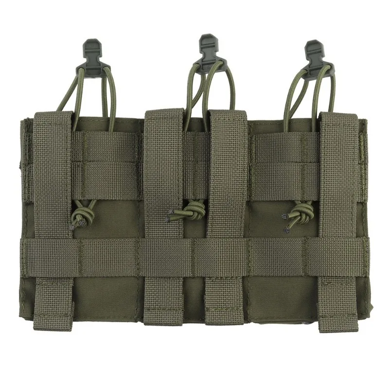 Vest Front End MOLLE Nylon Dual Purpose 5.56 Triple Magazine Pouch Multi Purpose Miscellaneous Tool Load Storage Accessory Bag