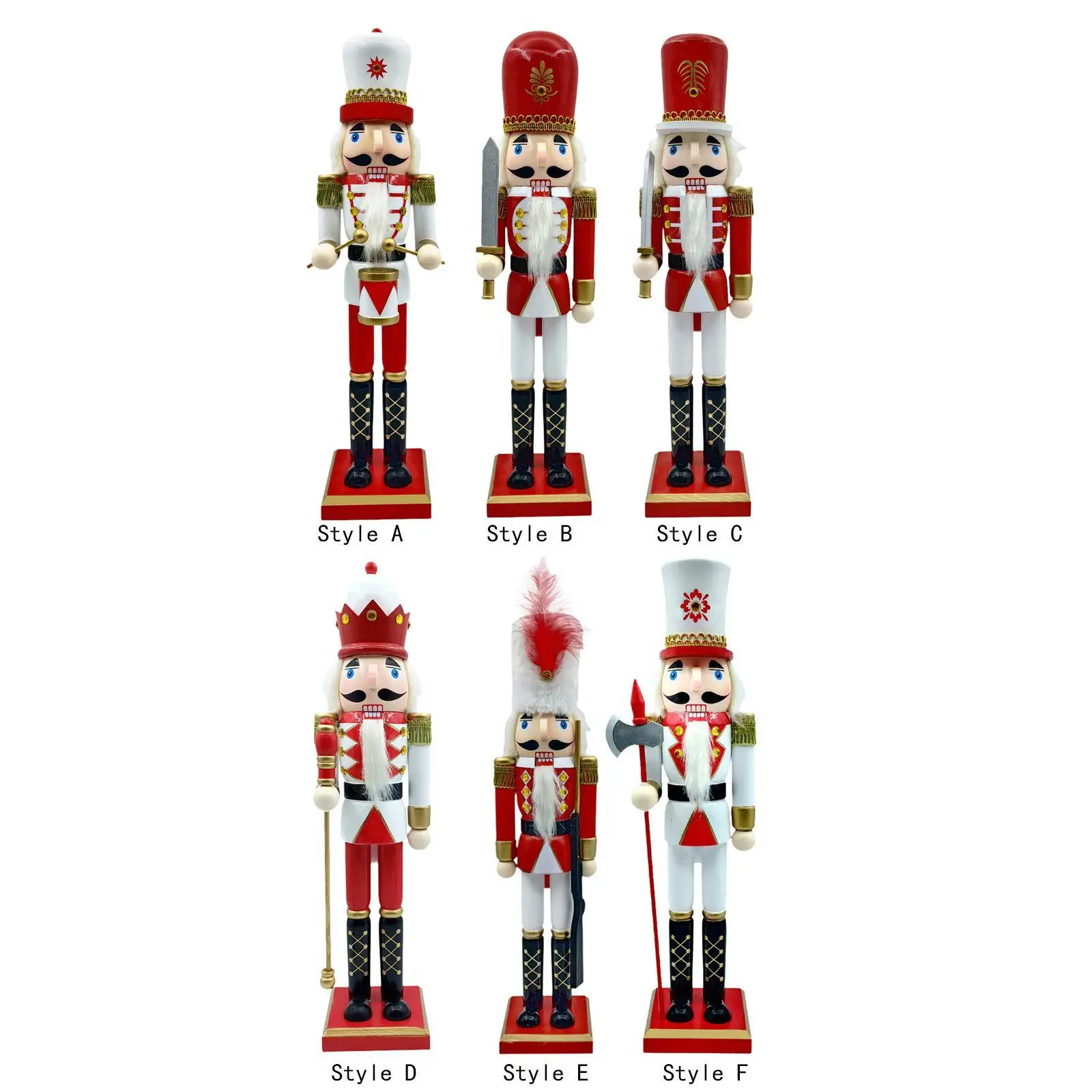 

Christmas Nutcracker Figurine Cartoon Arts Crafts Collectibles Nutcracker