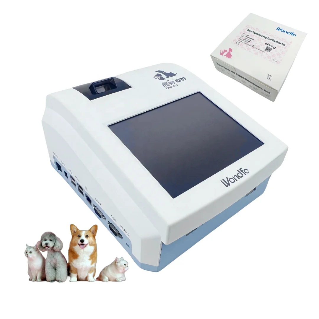 

Wondfo Finecare CProg Canine Progesterone Analyzer YG101 Finecare Progesterone Dog Test Machine Dog Progesterone Whole Kit