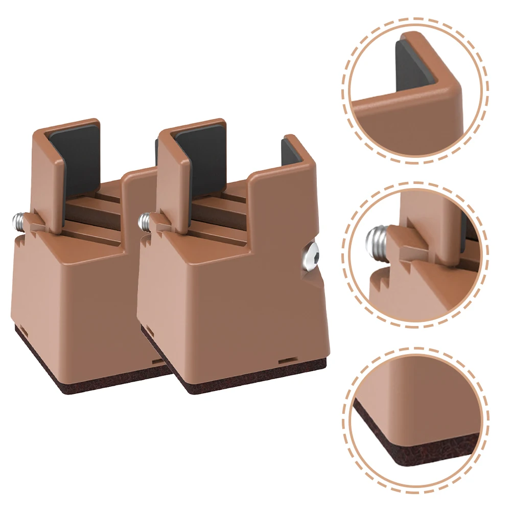 

2 Pcs Heightened Table Mat Dorm Bed Riser Lifts Risers Furniture Blocks Platform