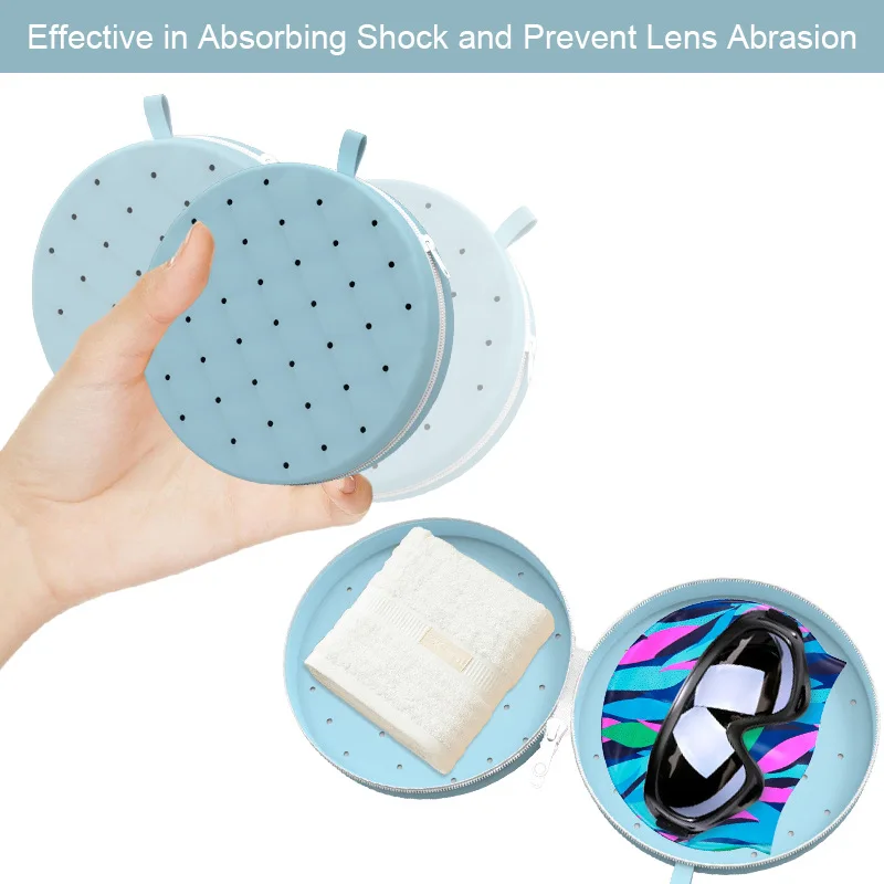 

New Mini Round Silicone Coin Purse Girls Wallet Small Silicone Bags with Hole Custom Kids Coin Purse Silicone Beach Bag