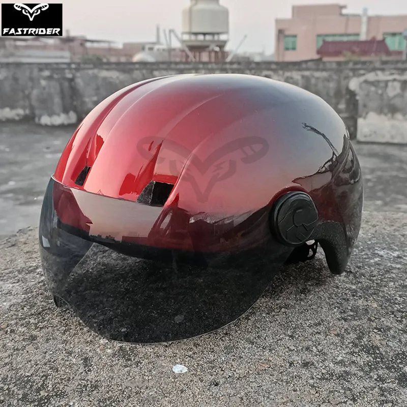 Riding Helmet Motorcycle Half Helmet for Men and Women Adult All Season Universal Bicycle Safety Helmet