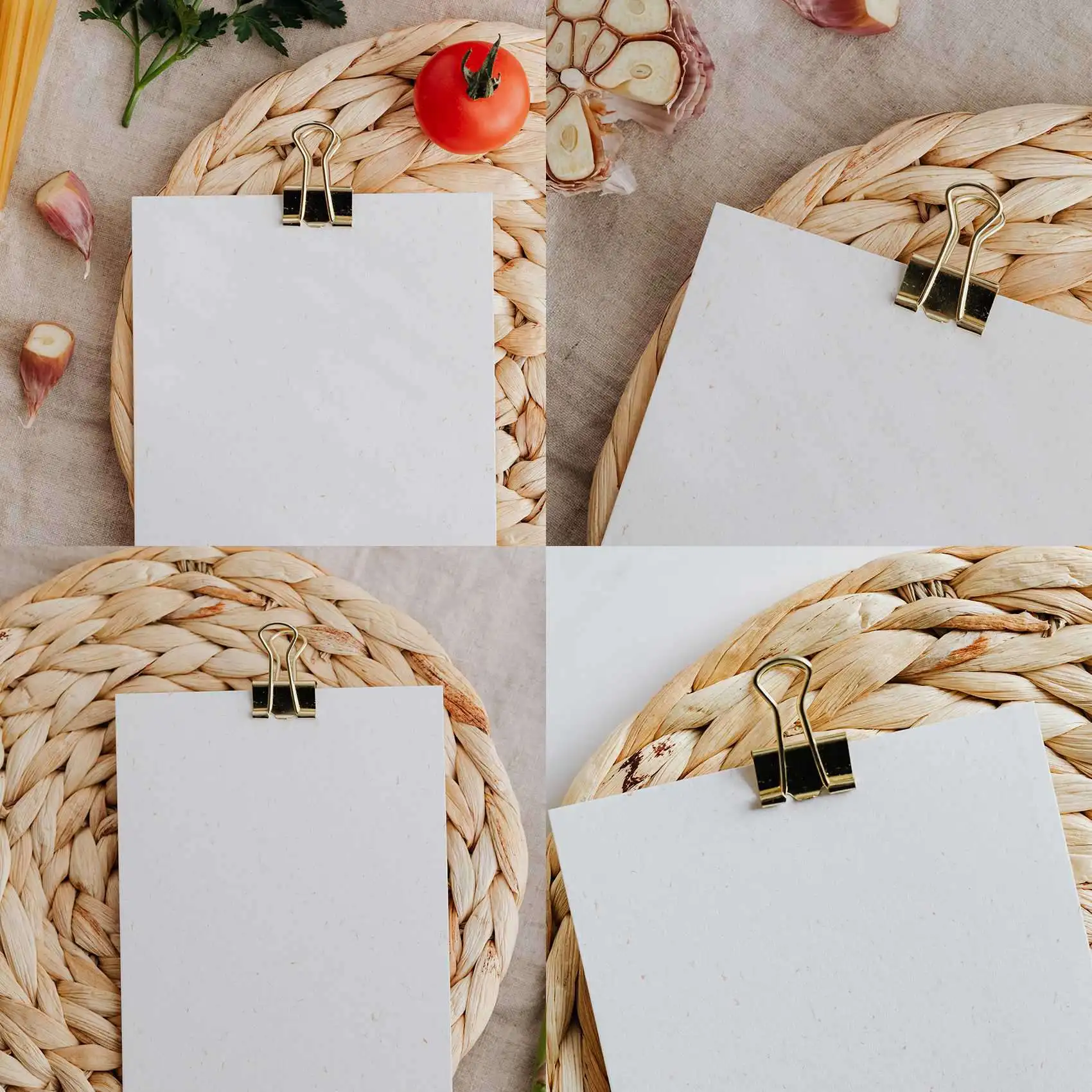 

ABMI-18 Pack Round Water Hyacinth Placemat,Quality Woven Wicker Table Place Mats,25Cm,