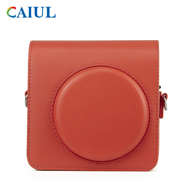 FUJIFILM Instax مربع SQ1 حقيبة كاميرا 4 ألوان خمر بو الجلود حقيبة الكتف حزام الحقيبة تحمل غطاء حماية