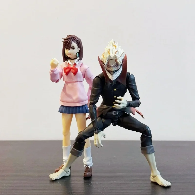 

Bandai Dandadan Anime Shf Figure Momo Ayase & Turbo Granny Ken Takakura Action Figure Doll Collectible Toy Gift In Stock