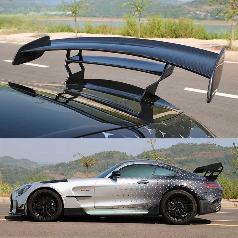 Fit BS Style Carbon Rear Trunk Spoiler Tail Wing Kit for Sports Coupe 2015-2023 Off-Road