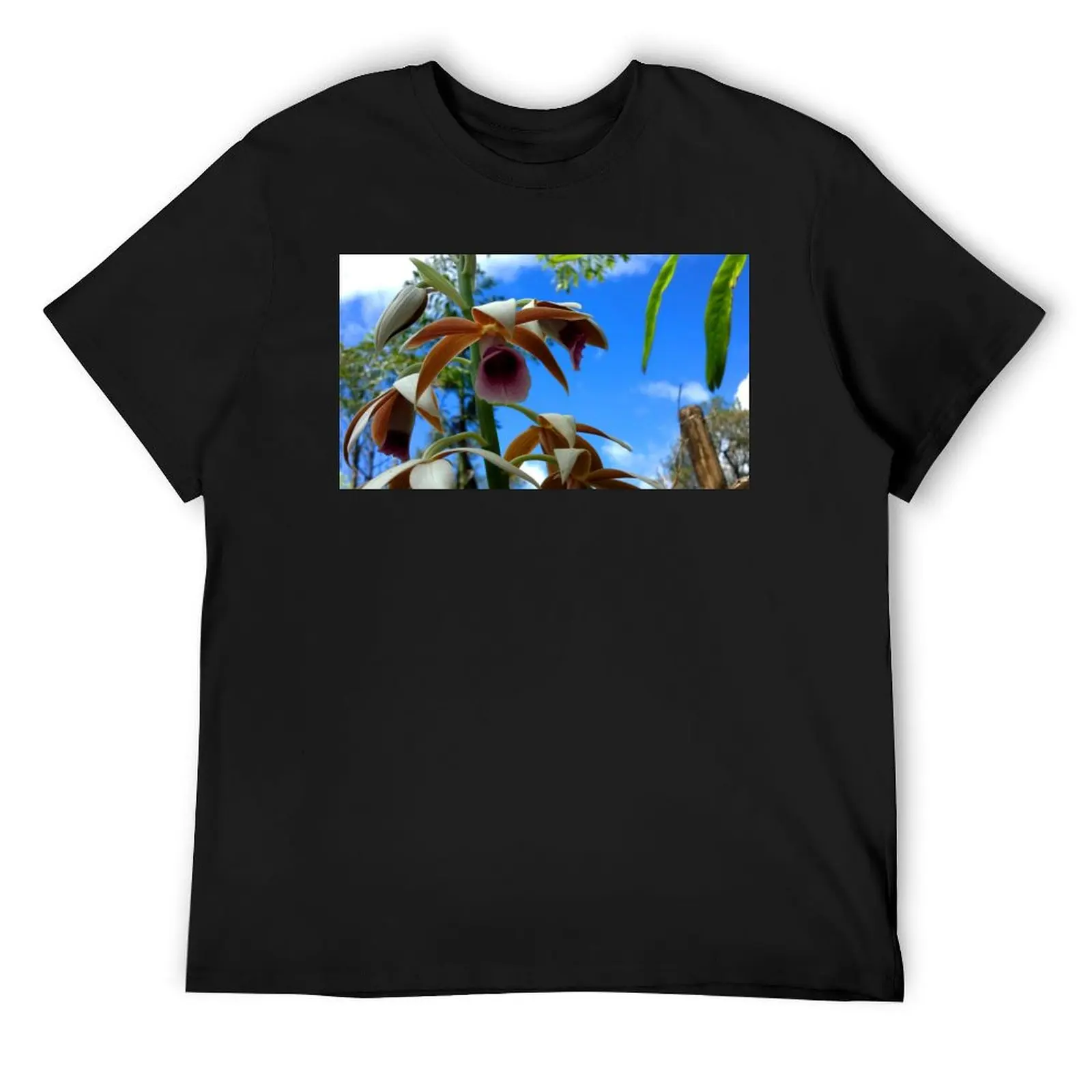 Wild Exotic Orchid T-Shirt summer clothes vintage t shirts outfits for men