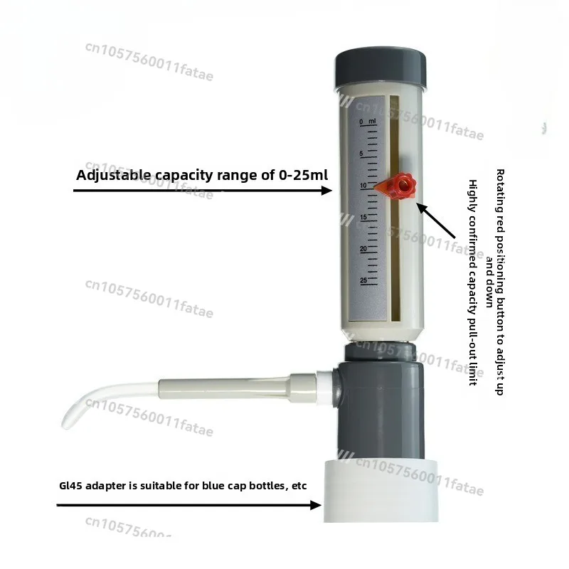 

Sleeve type adjustable quantitative dosing device ⅰ/ⅱ/ⅲ type 1/5/10/0~ 25ml can be matched with 250/500ml/1L