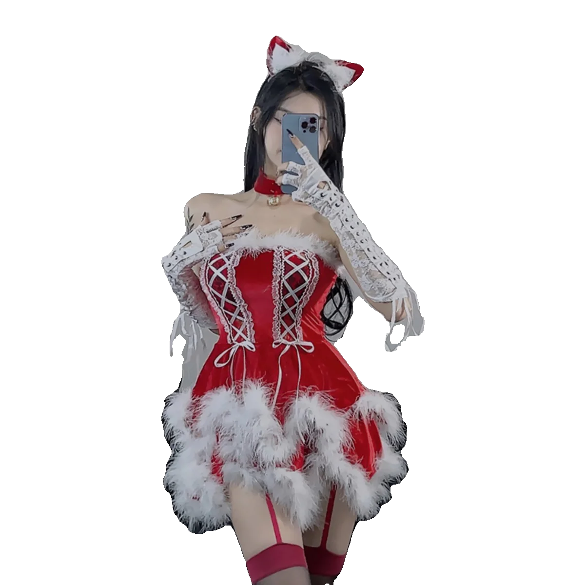 Cisas موضوع تأثيري حلي أرنب فتاة orm ملهى ليلي الرغبة النقية التحول loween مثير أرنب الزي المرأة...