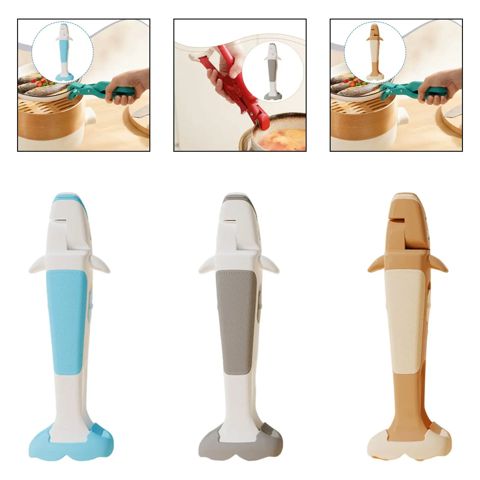 Pinza de placa caliente, utensilio de cocina para restaurante, utensilios de silicona para hornear, vajilla, cocina antiescaldaduras, Clips para sartén de café, herramienta, Clip para cuenco