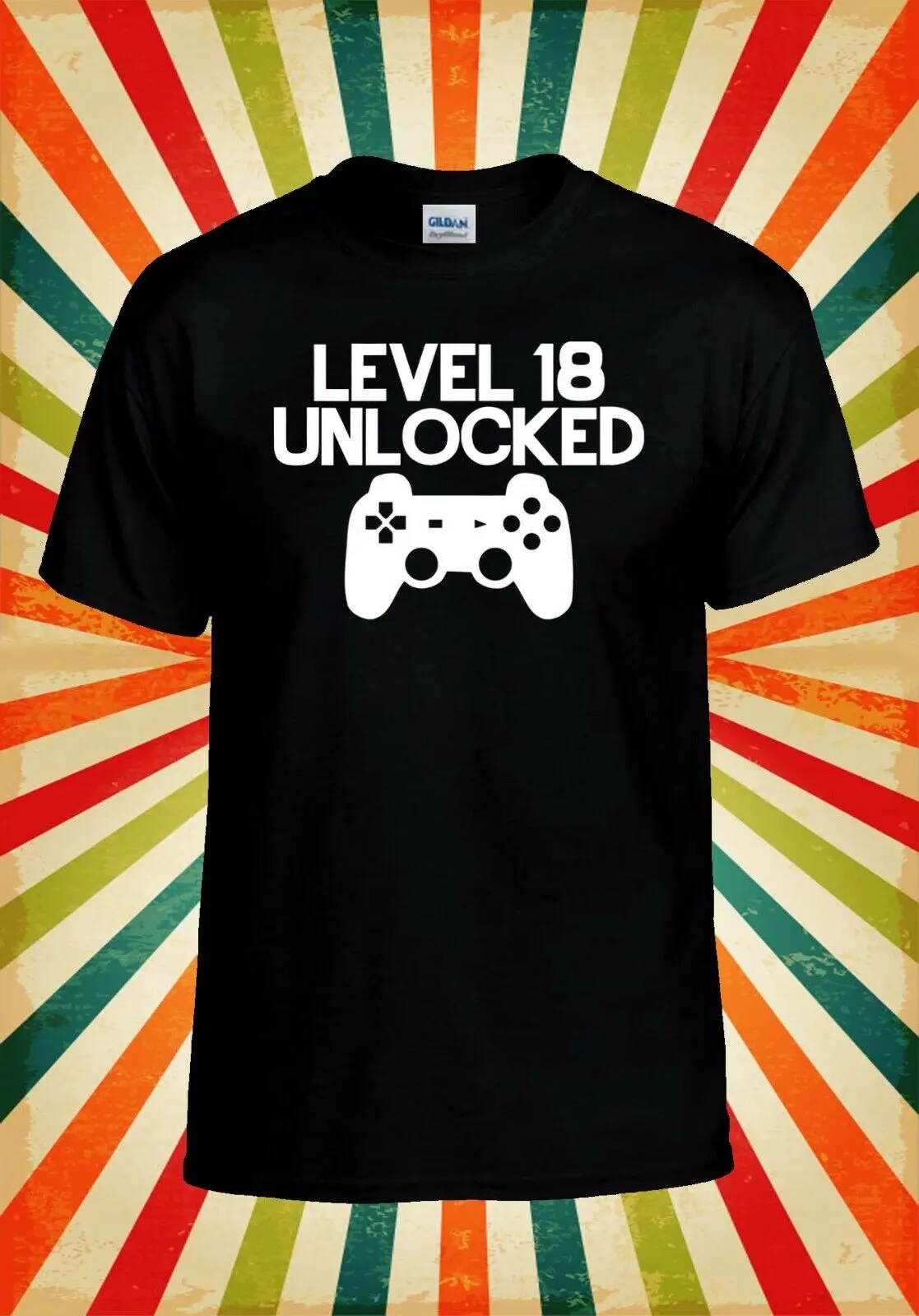 Level 18 Unlocked Game Cool Funny Vest T Shirt 2403