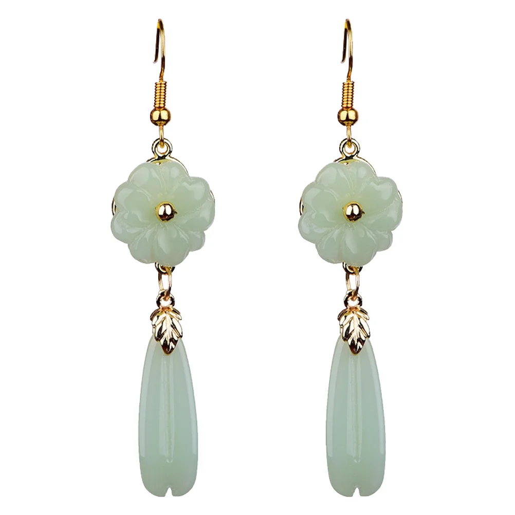 

Retro Vintage Shell Glass Dangle Earrings Women Stylish Ear Pendant Delicate Jewelry Vintage Earrings All-match Premium