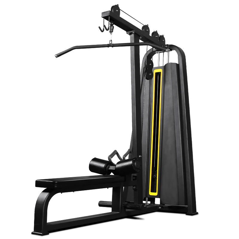 Equipo de gimnasio comercial Máquina de ejercicios de doble función Lat Pulldown & Low Row