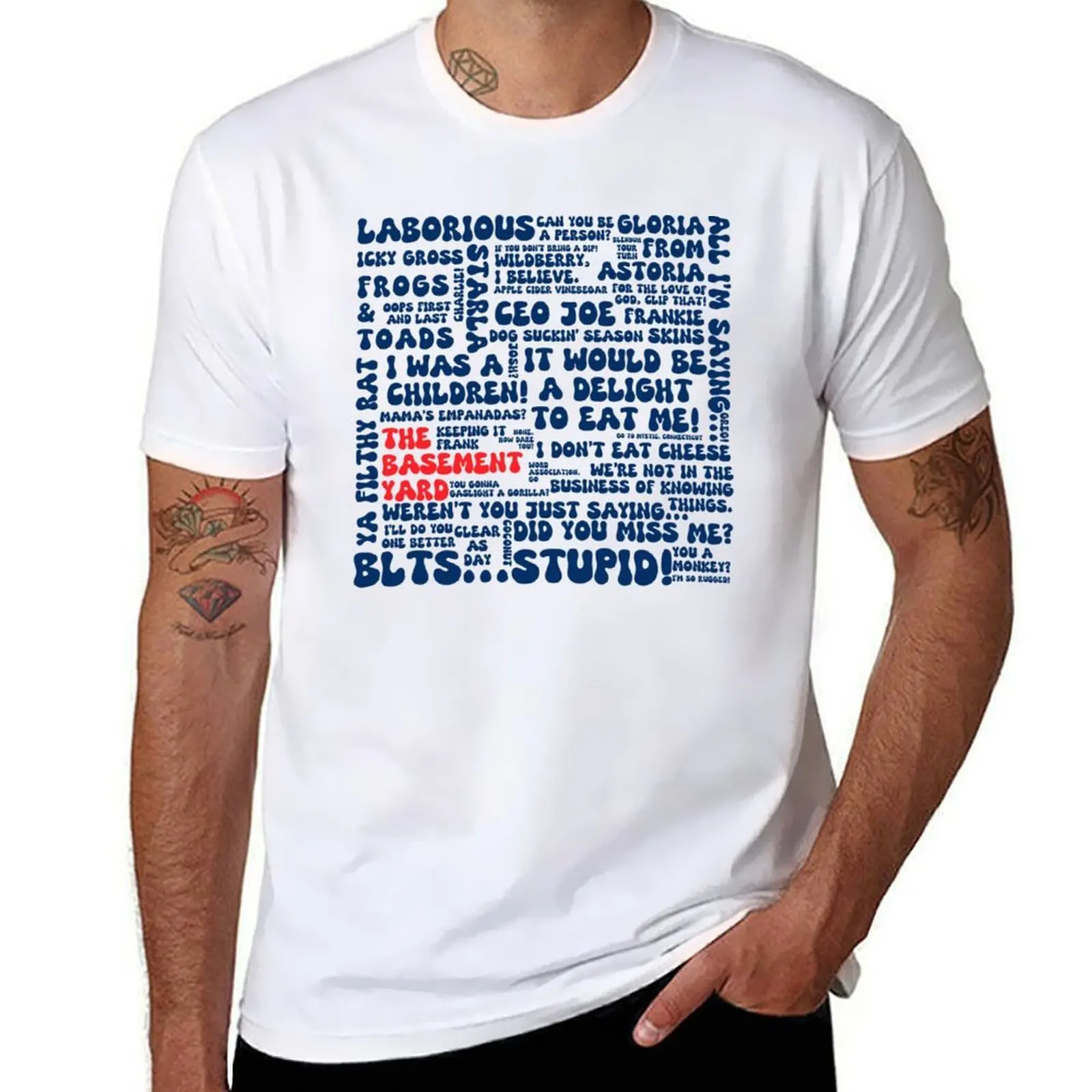 

The Basement Yard Podcast - Funky Quotes Duochrome T-Shirt t shirts for man pack white funny t shirts cotton T-Shirt