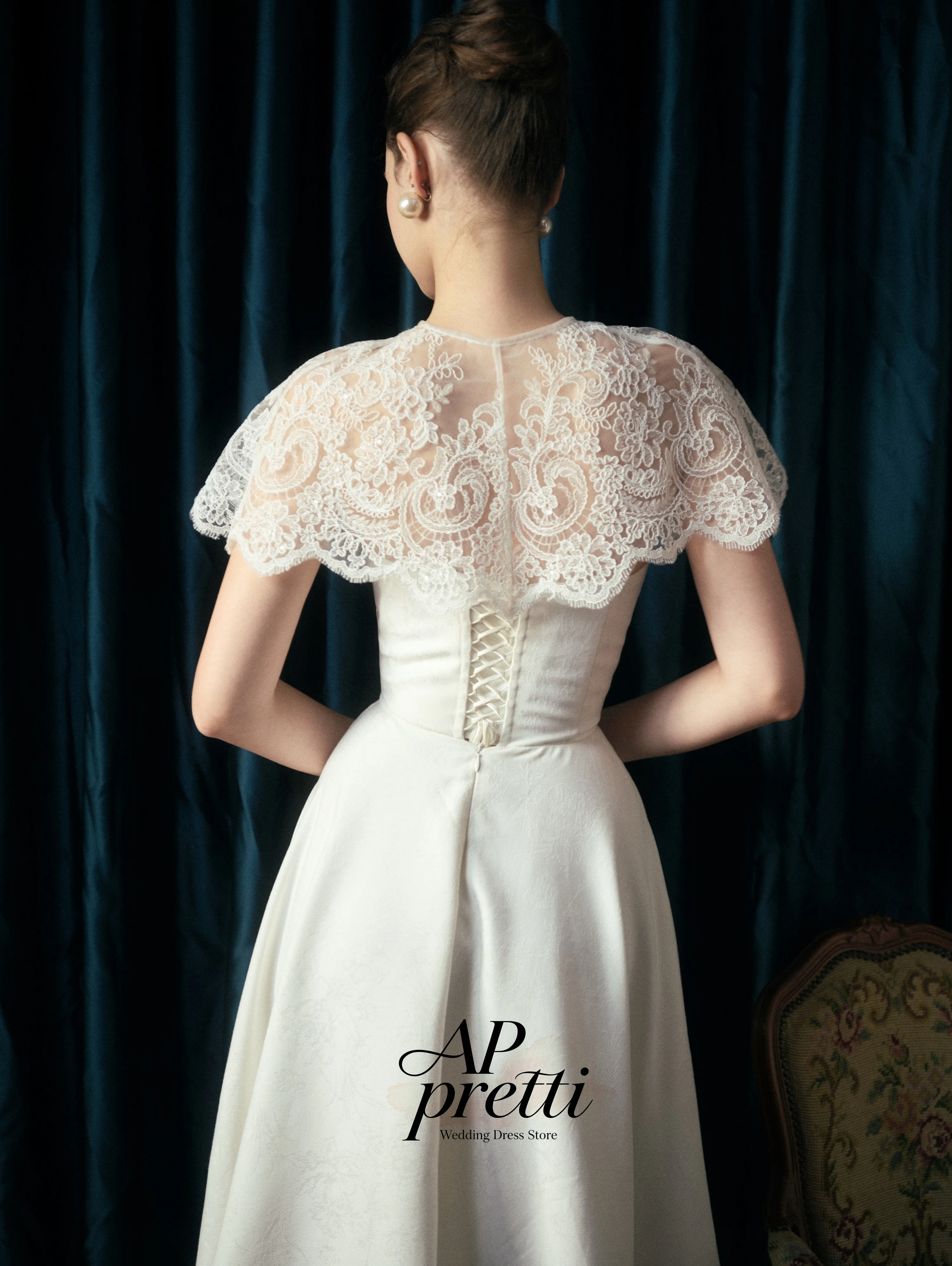 AP pretti Classic Soft Satin Wedding Dress For Women Strapless Sleeveless Customized Tea-Length Bridal Gown Vestidos De Novia