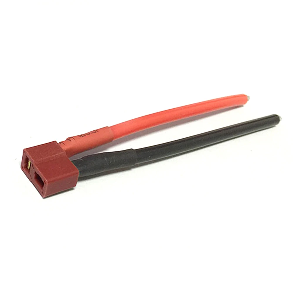 1PC Deans Style T Plug Female Cable Wire 12AWG 100MM  Silicone Cable for RC