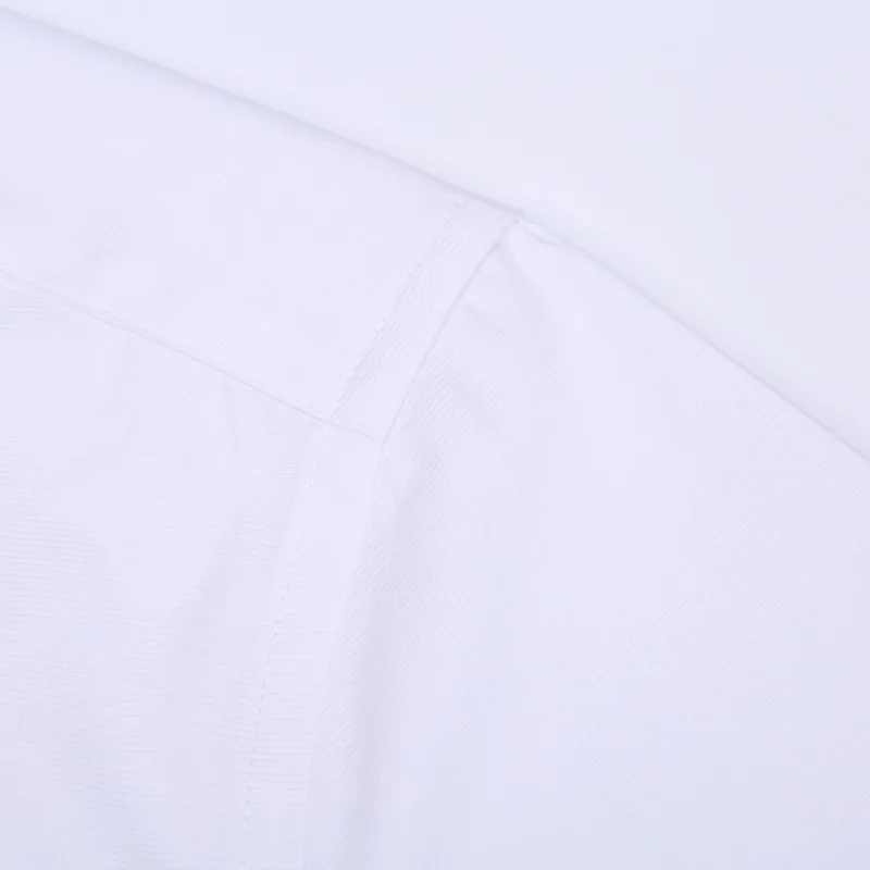 Office Men Shirt 100% Cotton Oversized Button Up Shirt  Anti-wrinkle Longsleeve Shirt for Men White Business Slim Fit Shirt Men
