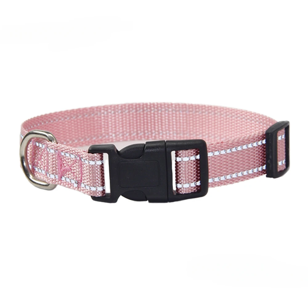Set aus Nylon-Hundehalsband und Leine, Haustierhalsbänder, Leine für kleine, mittelgroße und große Hunde, Hundezubehör für kleine Hunde – Detail 2