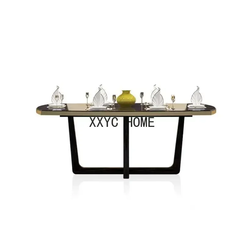 Modern minimalist dining room furniture dining table and chair combination home restaurant dining table and chair