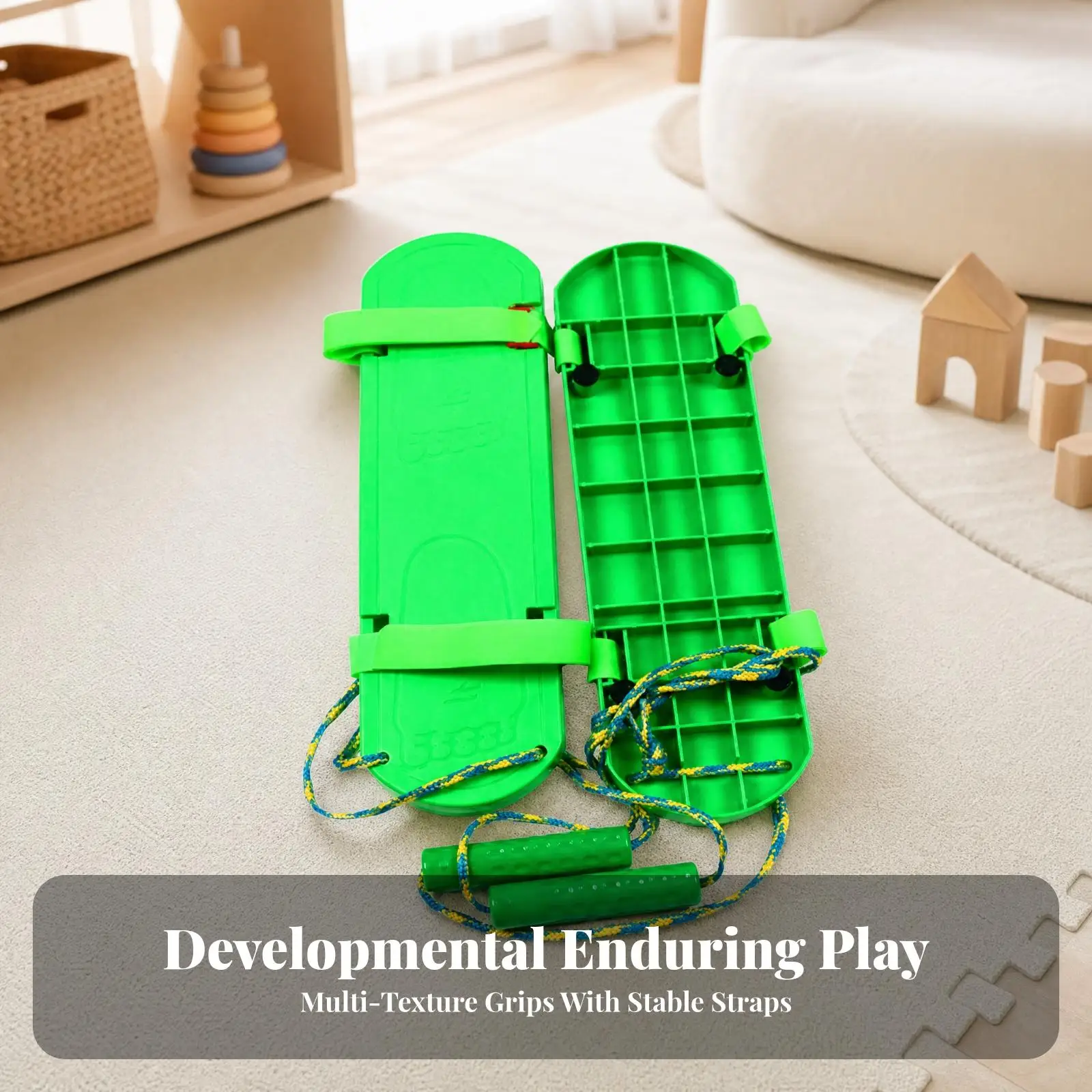 Jeu de planche d'équilibre pour enfants, jouet pour enfants, entraînement de la coordination sensorielle par la marche sur les pieds, équipement de jeu intérieur/extérieur, ABS