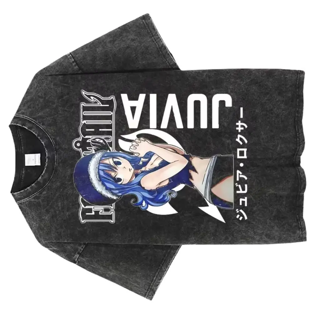 

Летняя футболка унисекс с коротким рукавом японского аниме Kawaii Harajuku Manga графический топ с воздушным хвостом для мужчин