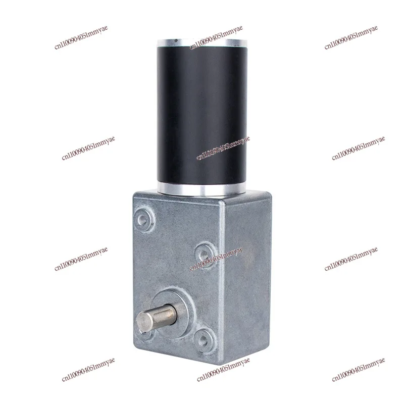 

24V DC Motor Motor Worm Gear Low Speed Slow 35W Small Self-locking Right Angle Gear Motor